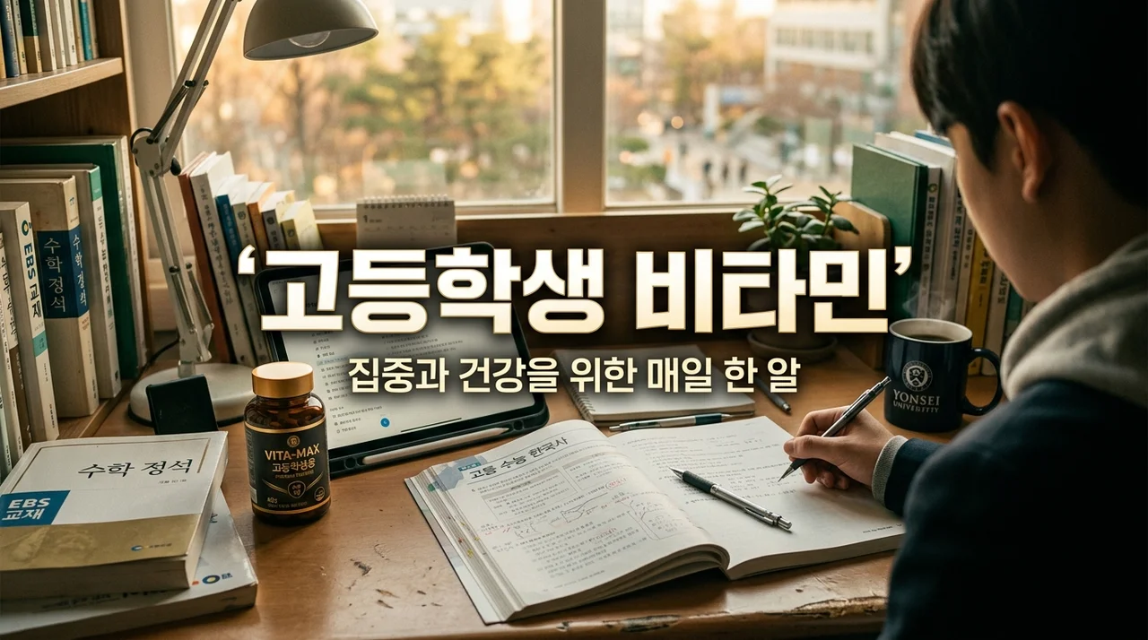 고등학생종합비타민 선택 가이드 | 성분 함량 3가지 비교 포인트