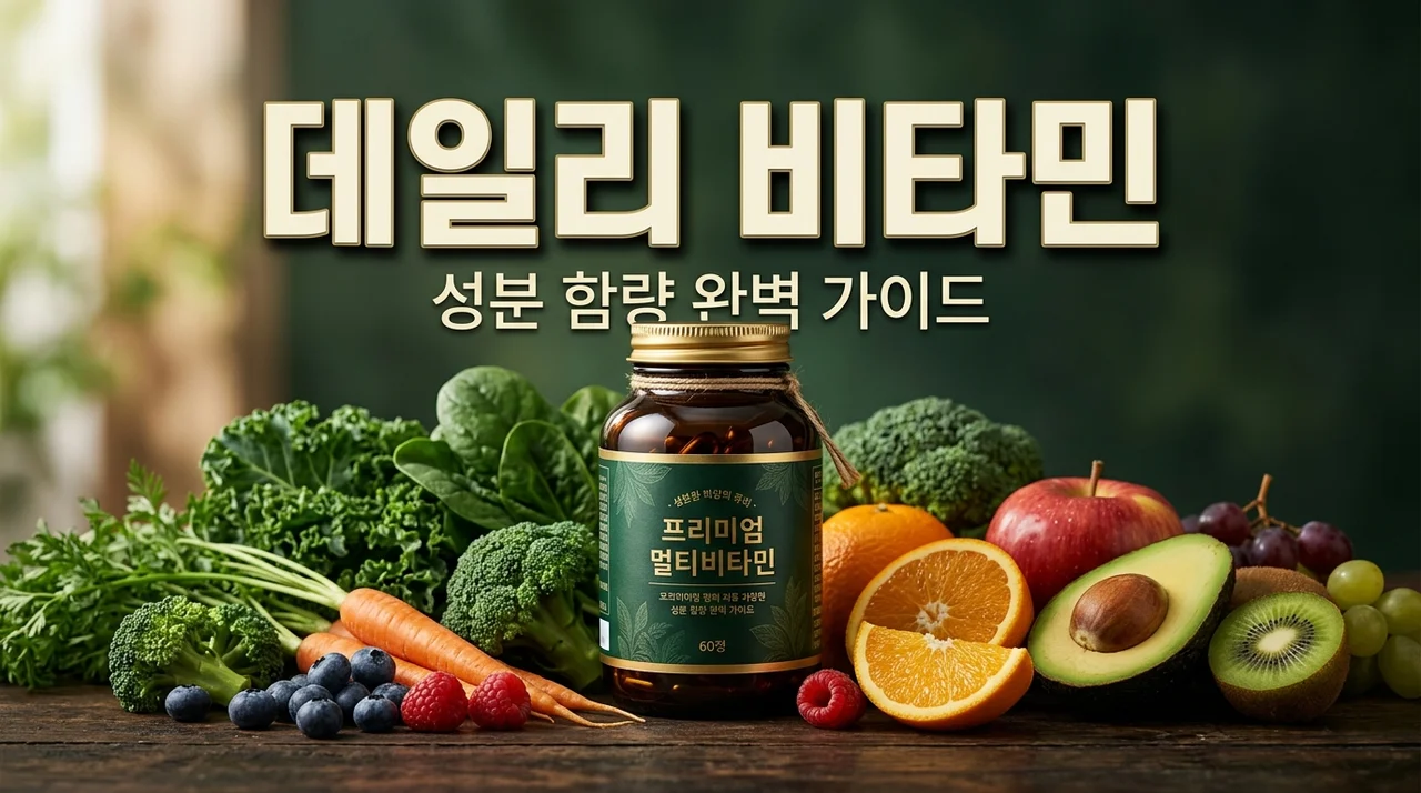 데일리멀티비타민 추천 및 성분 함량 비교 가이드 | 2026년 기준