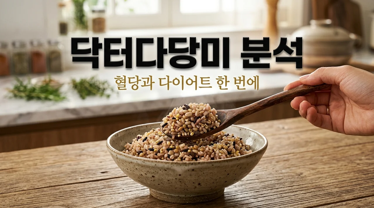 닥터다당미 효능, 진짜 혈당 낮출까? 성분 분석과 다이어트 복용법