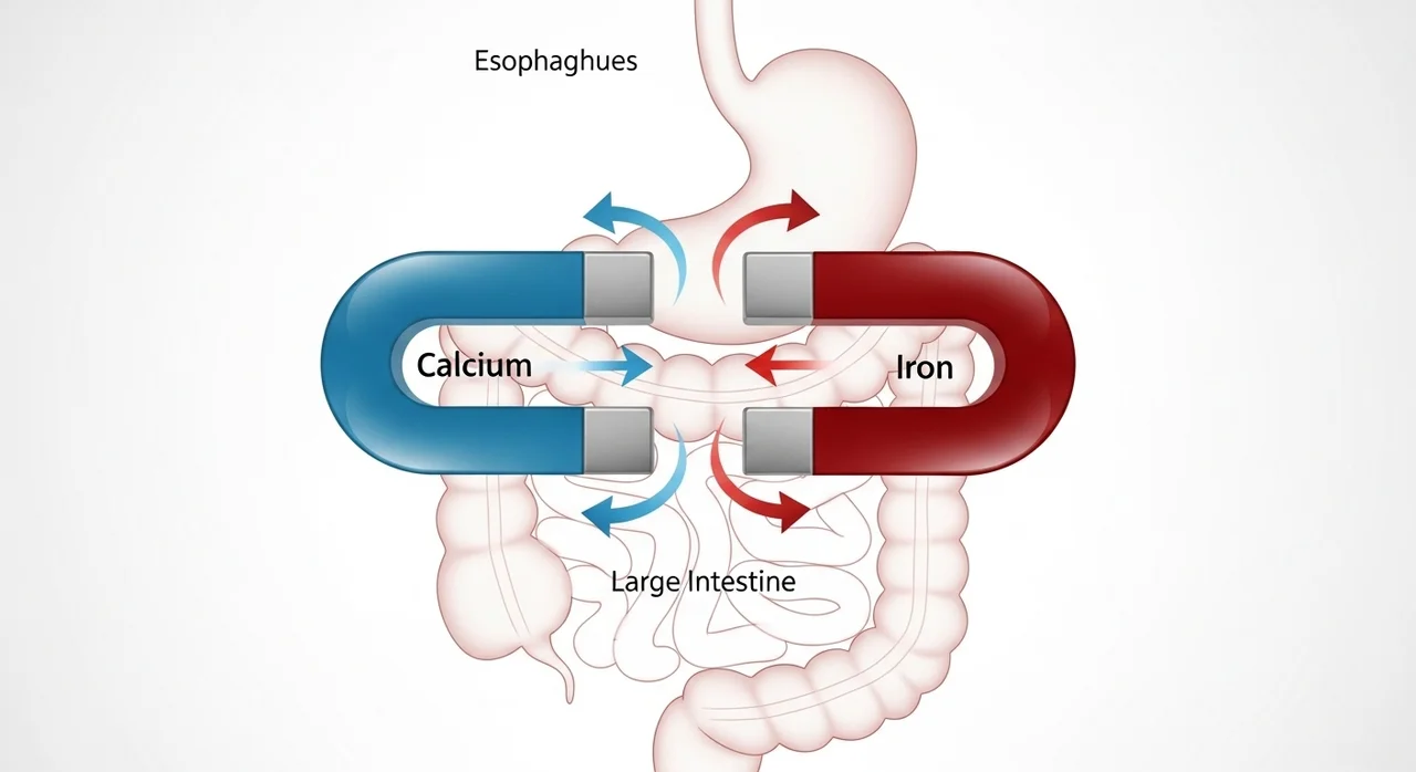 1. 칼슘과 철분: 흡수를 방해하는 최악의 상극