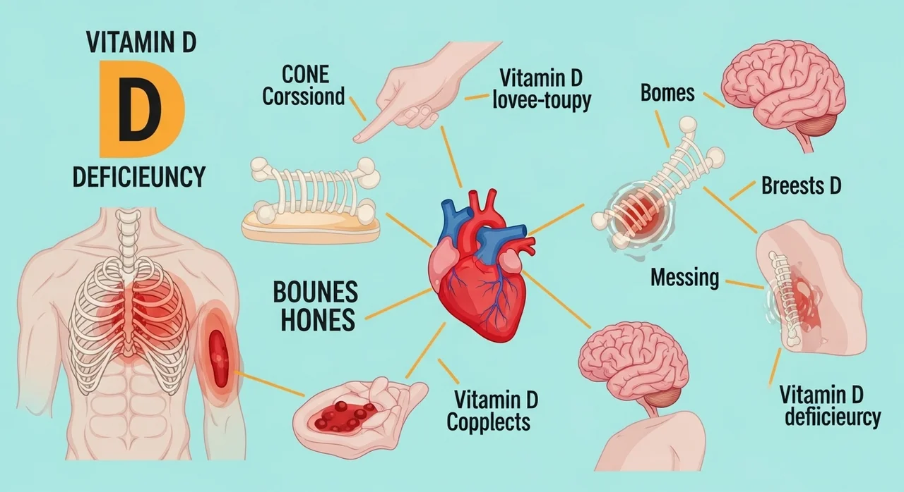 놓치기 쉬운 비타민D 결핍 증상 10가지 체크리스트