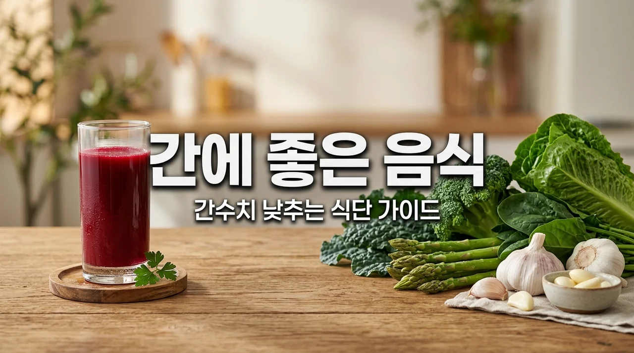 간에 좋은 음식 7가지 및 간 수치 낮추는 식단 관리 비법