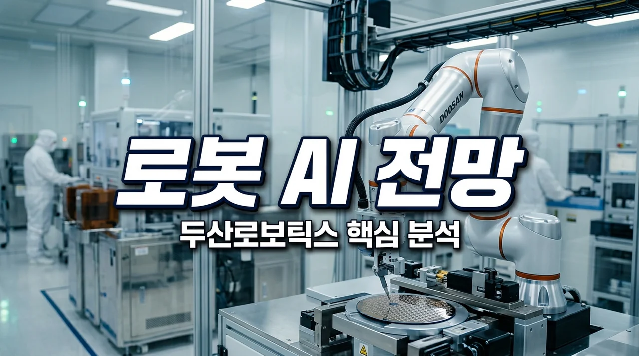 두산로보틱스 주가 전망: 적자인데 왜 오를까? 피지컬 AI와 투자 포인트 3가지