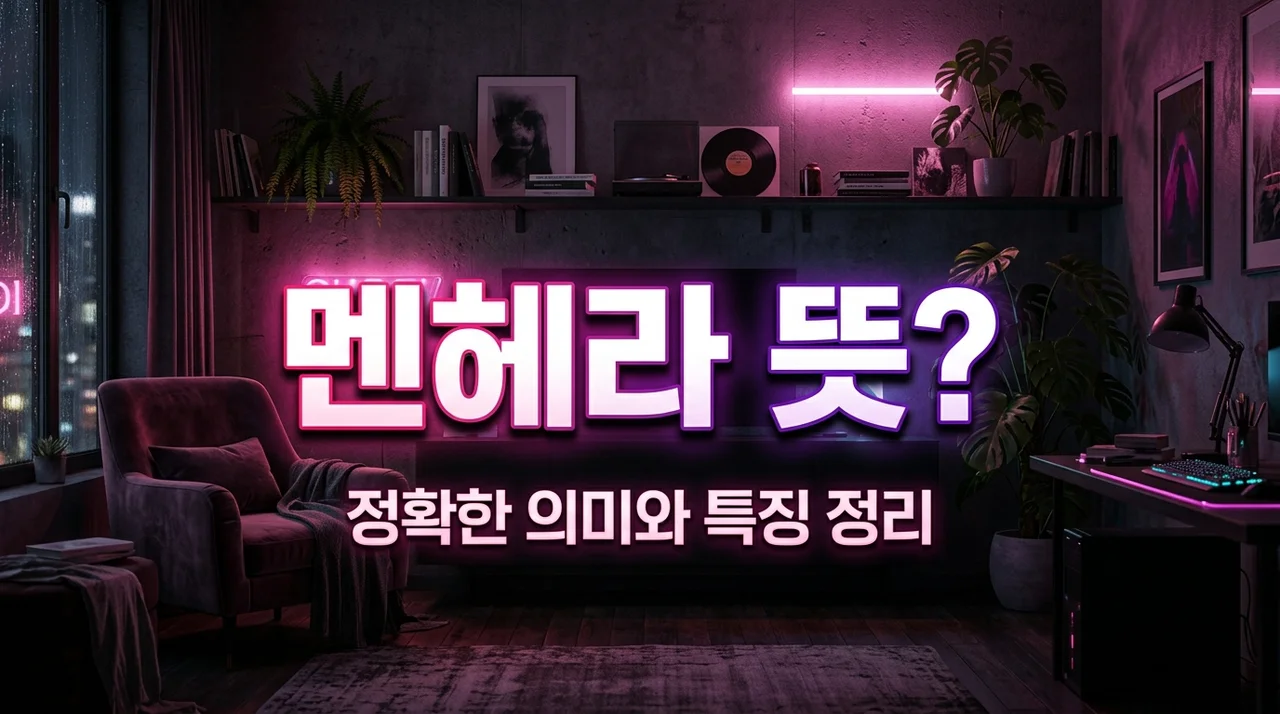 멘헤라 뜻 특징 완벽 정리! 단순한 유행어일까?