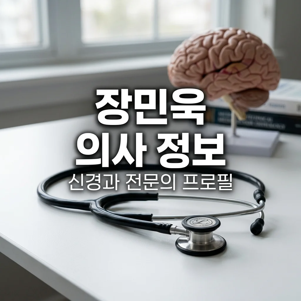 장민욱 의사 프로필 강성연 남편 신경과 전문의 및 뇌비게이션 총정리