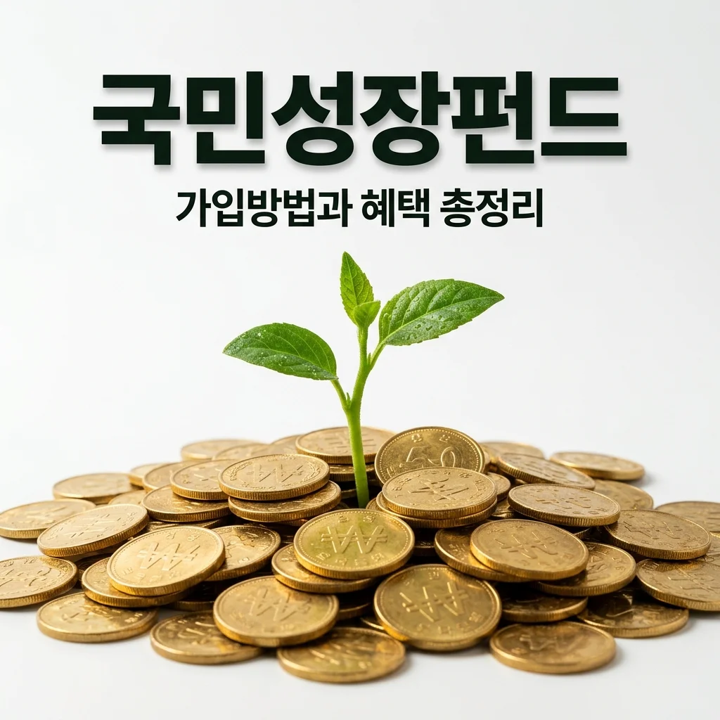국민성장펀드 가입방법 및 혜택 총정리: 소득공제와 ISA 비교 가이드