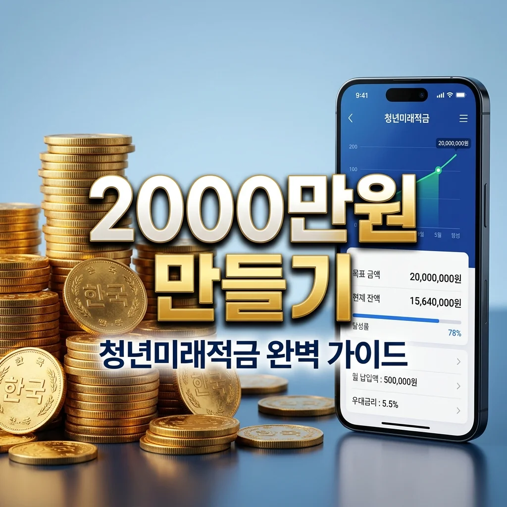 2026 청년미래적금 신청방법 조건 및 이자 혜택 총정리 (2000만원 만들기)