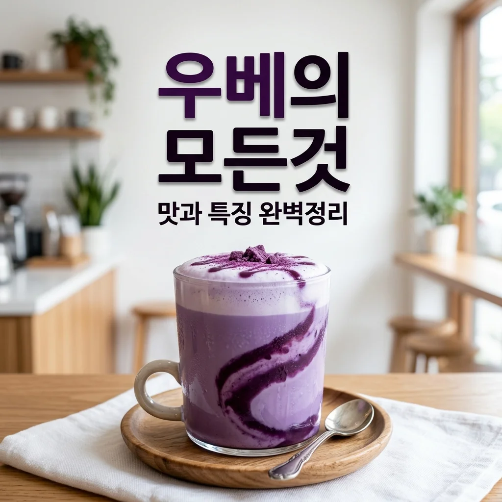 우베(Ube) 뜻과 맛 특징! 자색 고구마와 차이점 및 카페 추천 메뉴 총정리