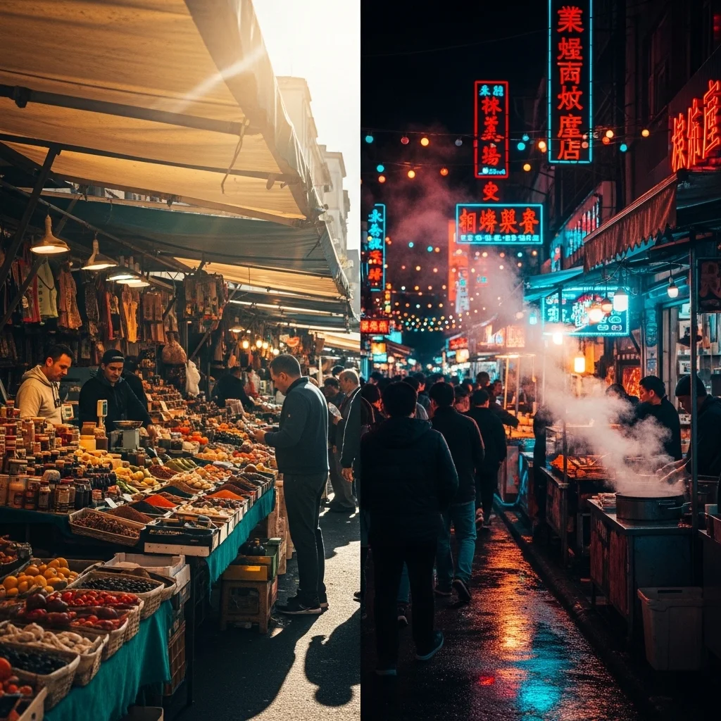 낮과 밤이 다른 매력, 담양 시장 vs 월담 야시장