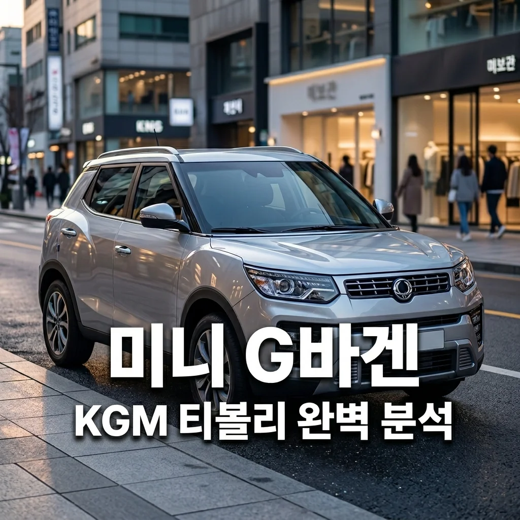 2천만 미니 G바겐? KGM 티볼리 풀체인지급 변화와 사회초년생 추천 이유
