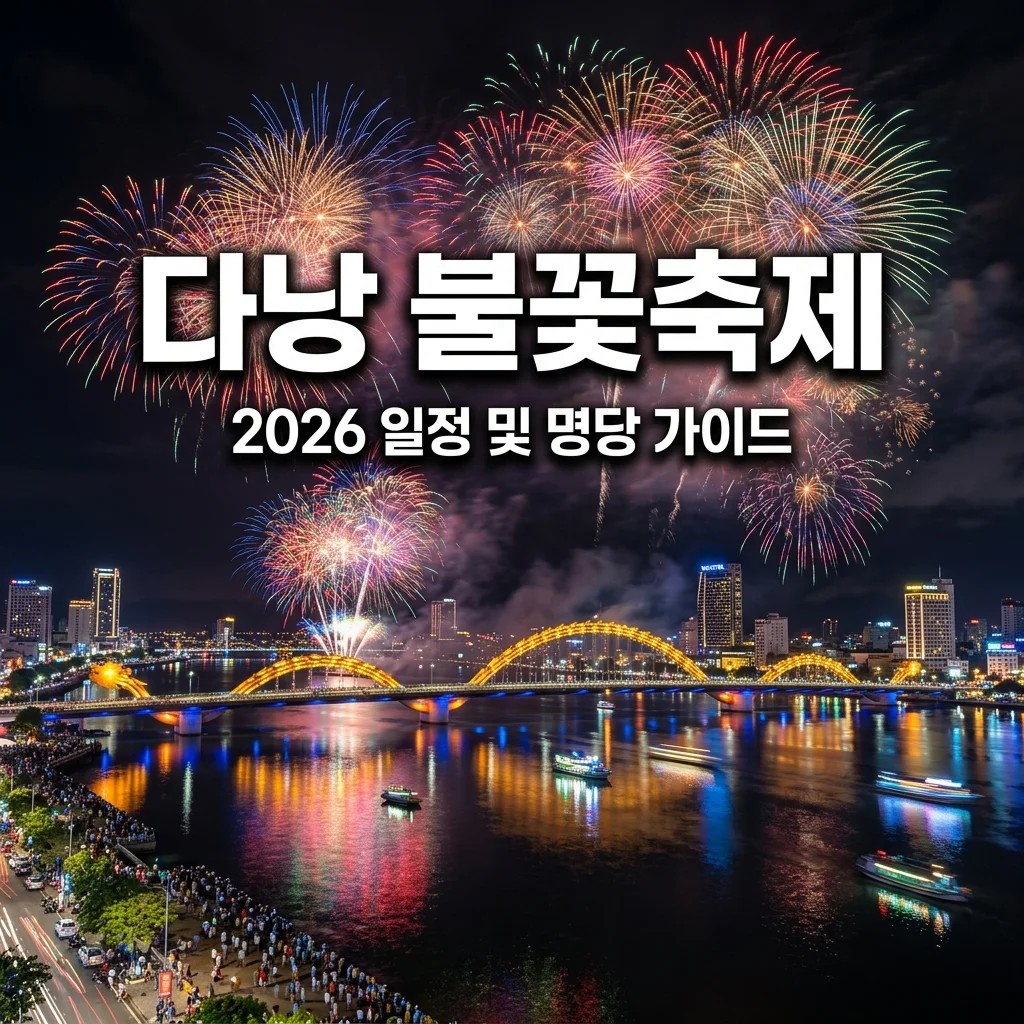 다낭 불꽃축제 2026 일정 명당 티켓 가격 완벽 정리 (20% 할인 팁)